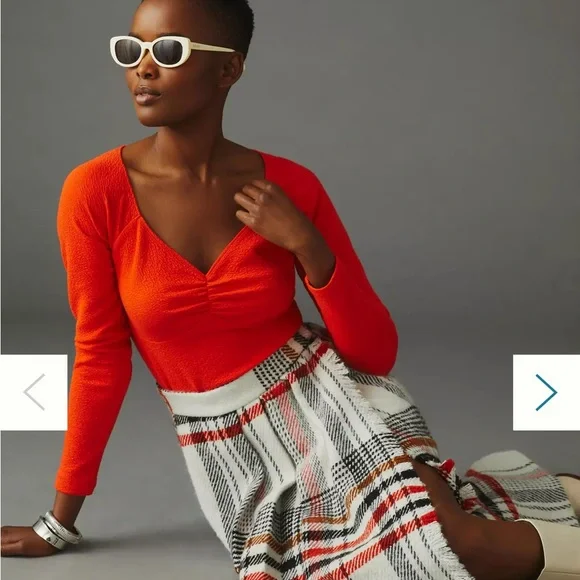 Anthropologie Maeve Sweetheart Top - Picture 1 of 6